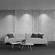 встраиваемый светильник maytoni gyps modern dl123-gu10-02-w