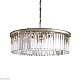 подвесная люстра delight collection 1920s odeon kr0387p-10b chrome/clear
