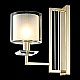 бра crystal lux nicolas ap1 gold/white