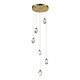 подвесная светодиодная люстра st luce cascato sl6114.203.06