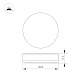 накладка arlight art-deck-cap-roll-r65 (sl, steel) 045347