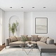 встраиваемый светильник denkirs flat dk2091-bk