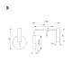 бра arlight sp-verdi-long-wall-3w warm3000 051666