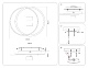 потолочная люстра ambrella light linetech fl51393