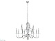подвесная люстра newport vanessa 3878+4/с nickel м0070882