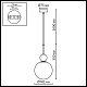 подвесной светильник odeon light midcent lolla 4359/1a