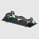 встраиваемый светильник crystal lux clt 068c3 bl