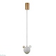 подвесной светодиодный светильник crystal lux amigo sp led white