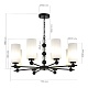 подвесная люстра st luce aurora sl2003.403.08