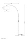 торшер arte lamp paolo a4060pn-1cc