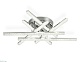 потолочная люстра ambrella light acrylica original fa8898