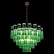 подвесная люстра loft it murano 10580/800 clear green