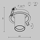встраиваемый спот maytoni technical focus s c048cl-01-gu10-b