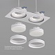 встраиваемый светильник denkirs flat dk2092-wh