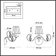бра odeon light classic niagara 3921/1w