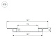 профиль arlight fantom-w75-dual-2000 white 039946