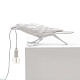 настольная лампа bird white playing seletti