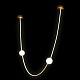 подвесной светодиодный светильник loft it embrace 10242/800 gold