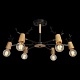 потолочная люстра loft it sven 10024/6 black