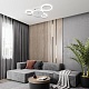 потолочная светодиодная люстра escada saturn 10268/4led white