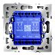 перекрестный переключатель двухклавишный встраиваемый voltum s70 vls020502 (белый матовый)