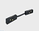 соединитель угловой для шинопровода italline atom it012-5041 black