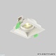 встраиваемый светильник crystal lux clt 068c1 wh