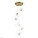 подвесная светодиодная люстра st luce cascato sl6114.203.06