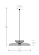 подвесной светильник arte lamp castello a7066sp-1bk
