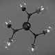 люстра на штанге lightstar beta 785067