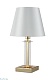 настольная лампа crystal lux nicolas nicolas lg1 gold/white