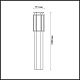 уличный светильник odeon light nature gino 4048/1f