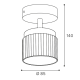 накладной спот wolta muse wsl-gx53/19bg-2