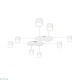 потолочная люстра arte lamp legacy a8024pl-8wh