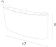 уличный настенный светильник arte lamp bosto a3722al-2bk