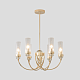 люстра на штанге crystal lux secret sp6 gold