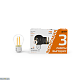 лампа светодиодная gauss filament e27 7w 2700k 105902107t