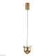 подвесной светодиодный светильник crystal lux amigo sp led gold