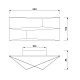 настенный светильник mantra fuji 8156