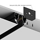 шинопровод магнитный под натяжной потолок hesby lighting eldeko hsbl_0185
