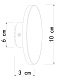 уличный настенный светодиодный светильник arte lamp nimbo a4403al-1bk