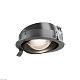 встраиваемый светильник maytoni lens dl105-12w4k-b