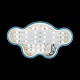 потолочный светодиодный светильник loft it axel 10005/30 blue