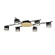 потолочный светильник lumion comfi agnia 8304/6c