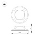 накладка arlight art-deck-cap-lid4-r65 (sl, steel) 045353