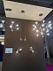 бра crystal lux luxury ap2 gold