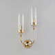 бра crystal lux secret ap2 gold