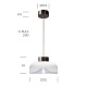 подвесной светильник aella mini 25 s clear leucos