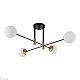 потолочная люстра crystal lux fidel pl4 black