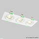 встраиваемый светильник crystal lux clt 002c3 wh v2
